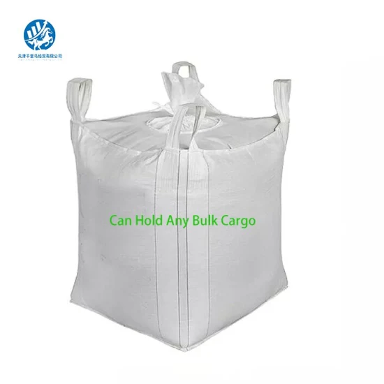 Heavy Capacity Big Bag 1000kg Top Filling Skirt Packing Storage PP Jumbo FIBC Big Bag